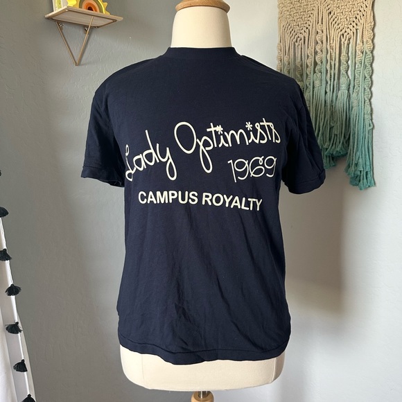 Madhappy Tops - Madhappy Lady Optimists navy tee multiple sizes NWOT